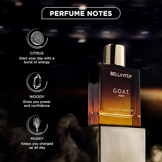 Bella Vita Luxury G.O.A.T Long Lasting Perfume for Man