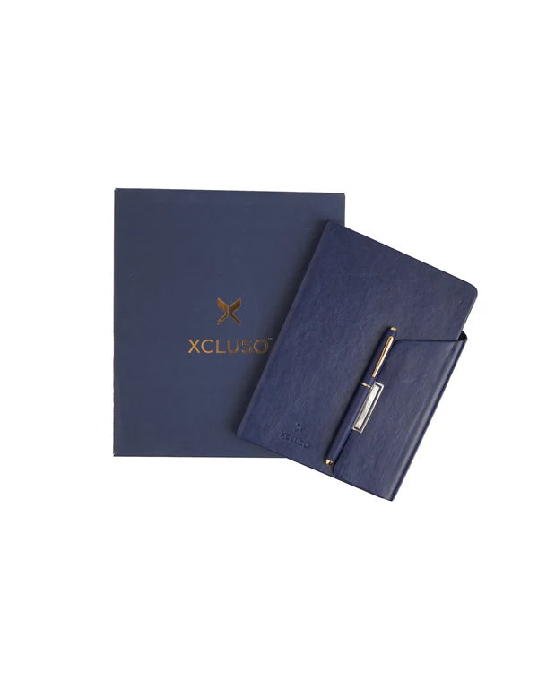 XCLUSO 649 Blue Diary Pen Gift Combo