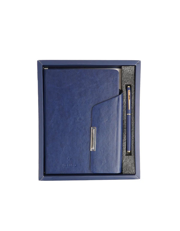 XCLUSO 649 Blue Diary Pen Gift Combo