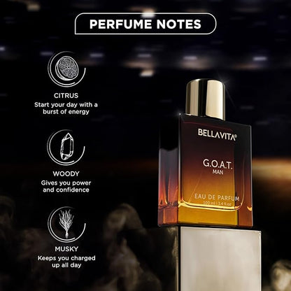 Bella Vita Luxury G.O.A.T Long Lasting Perfume for Man