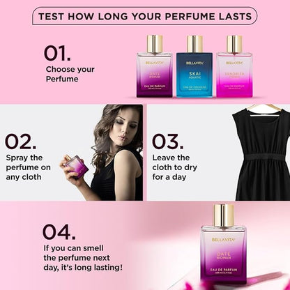 Bella Vita Luxury Date Woman Long Lasting Perfume for Women