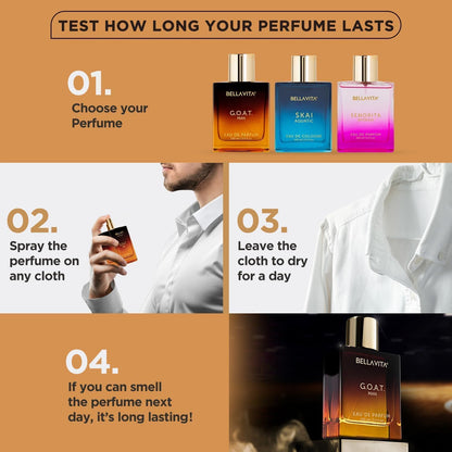 Bella Vita Luxury G.O.A.T Long Lasting Perfume for Man