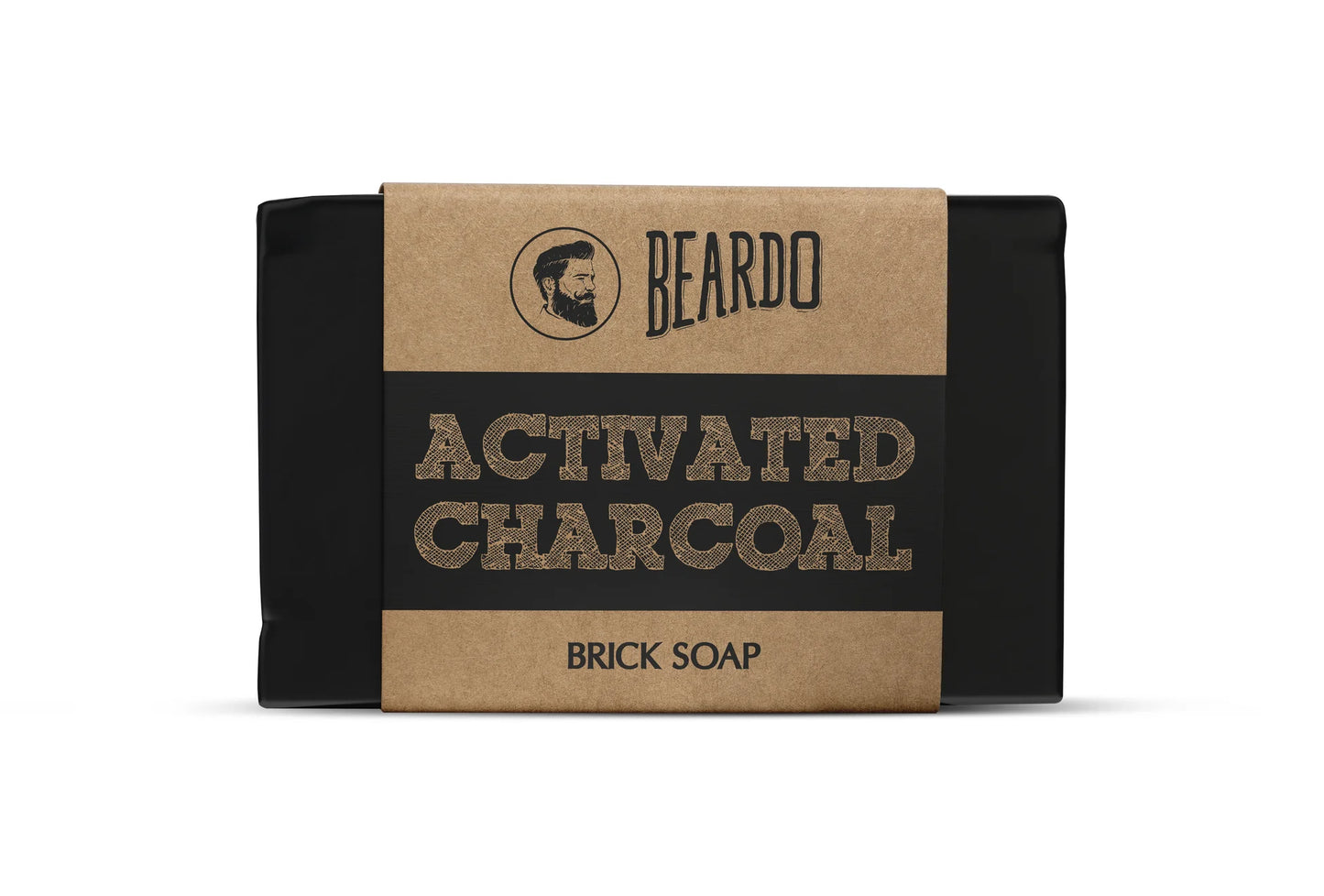 Beardo Activated Charcoal Brick Soap