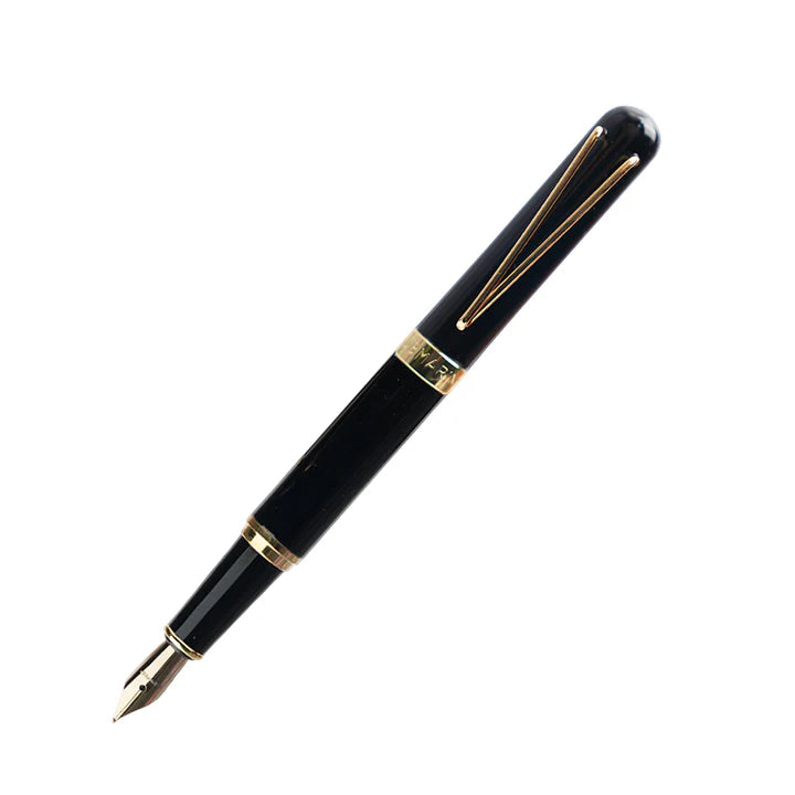 Royale Black & Gold Fountain Pen